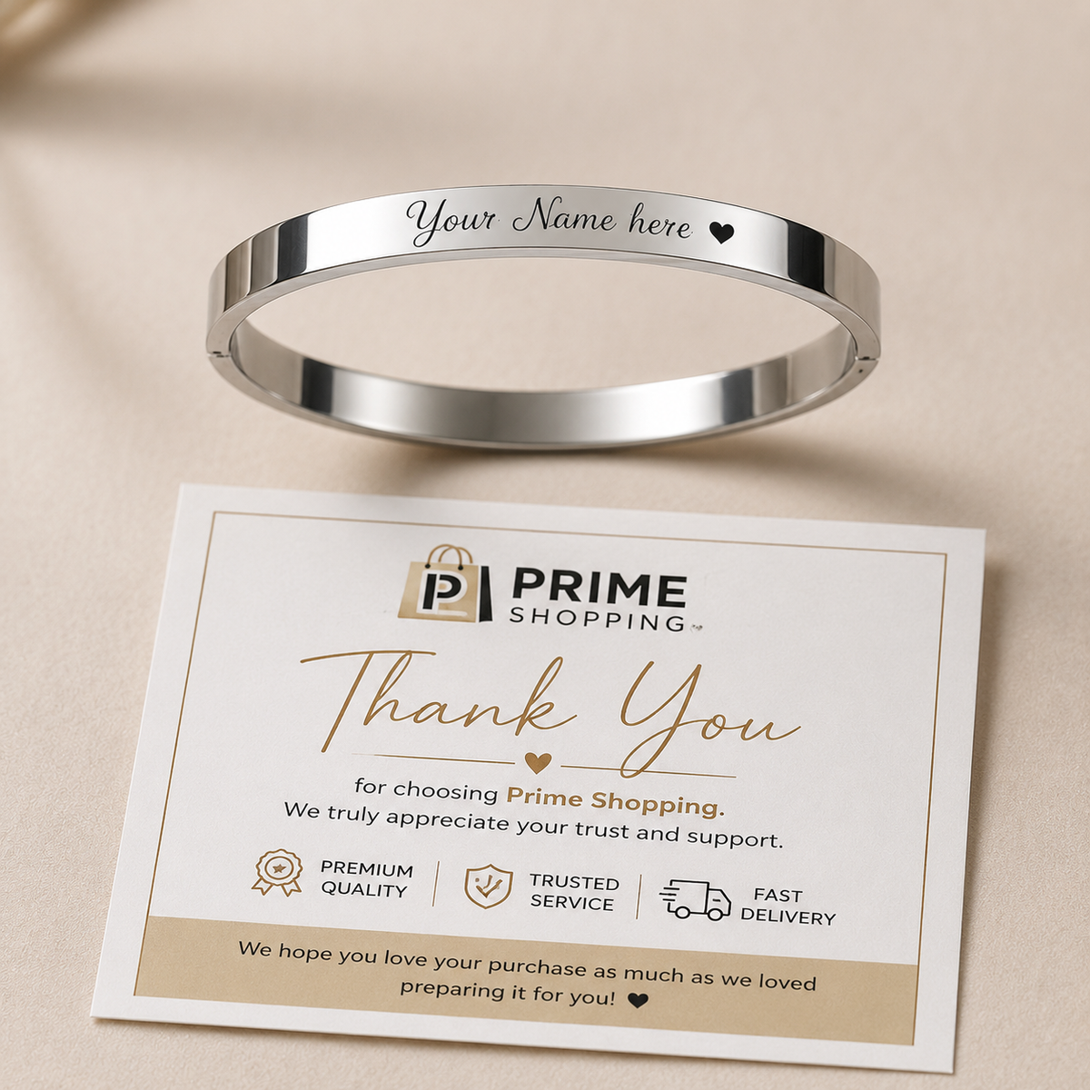 Custom Name Bracelet for Men & Women