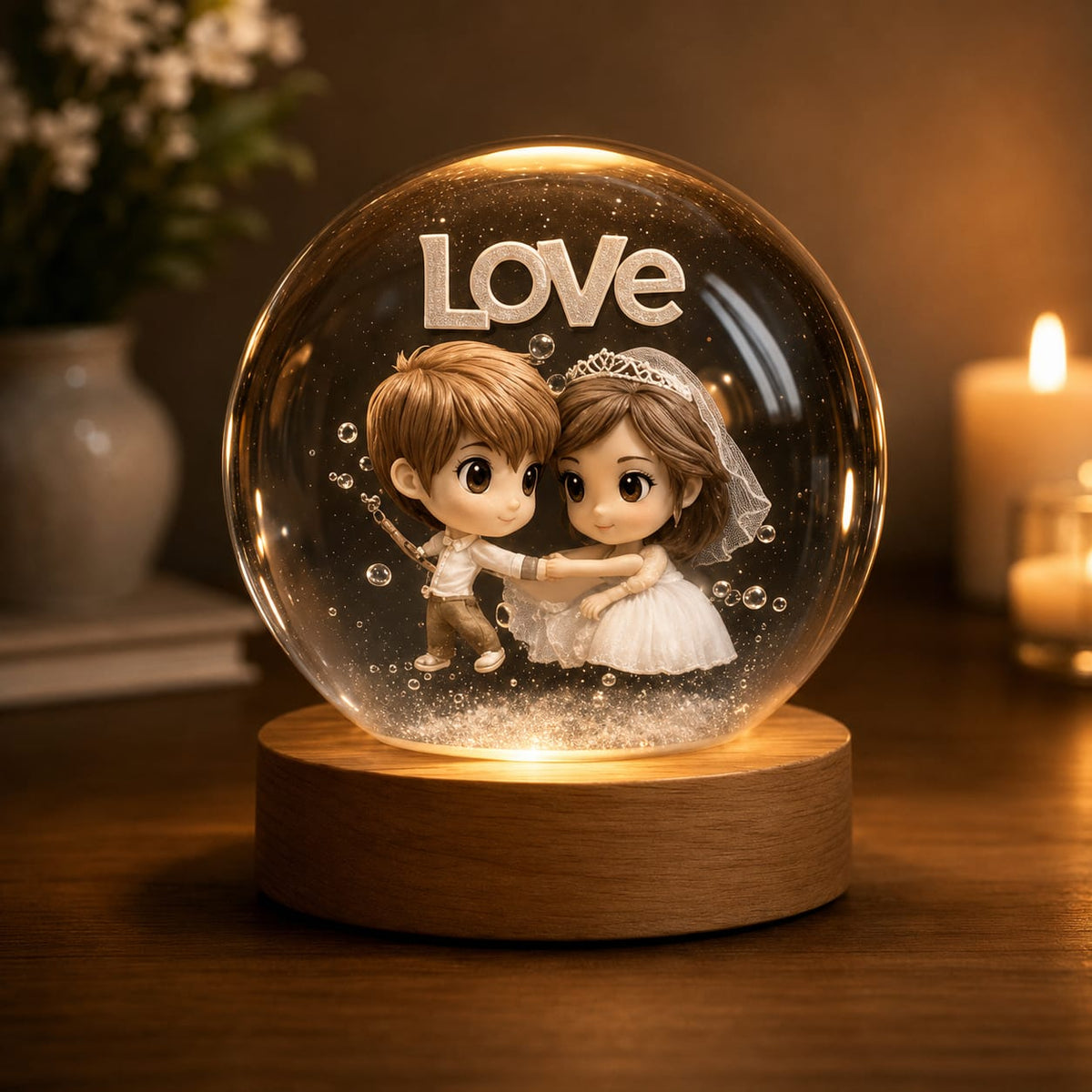 Magical 3D Crystall Ball Lamp