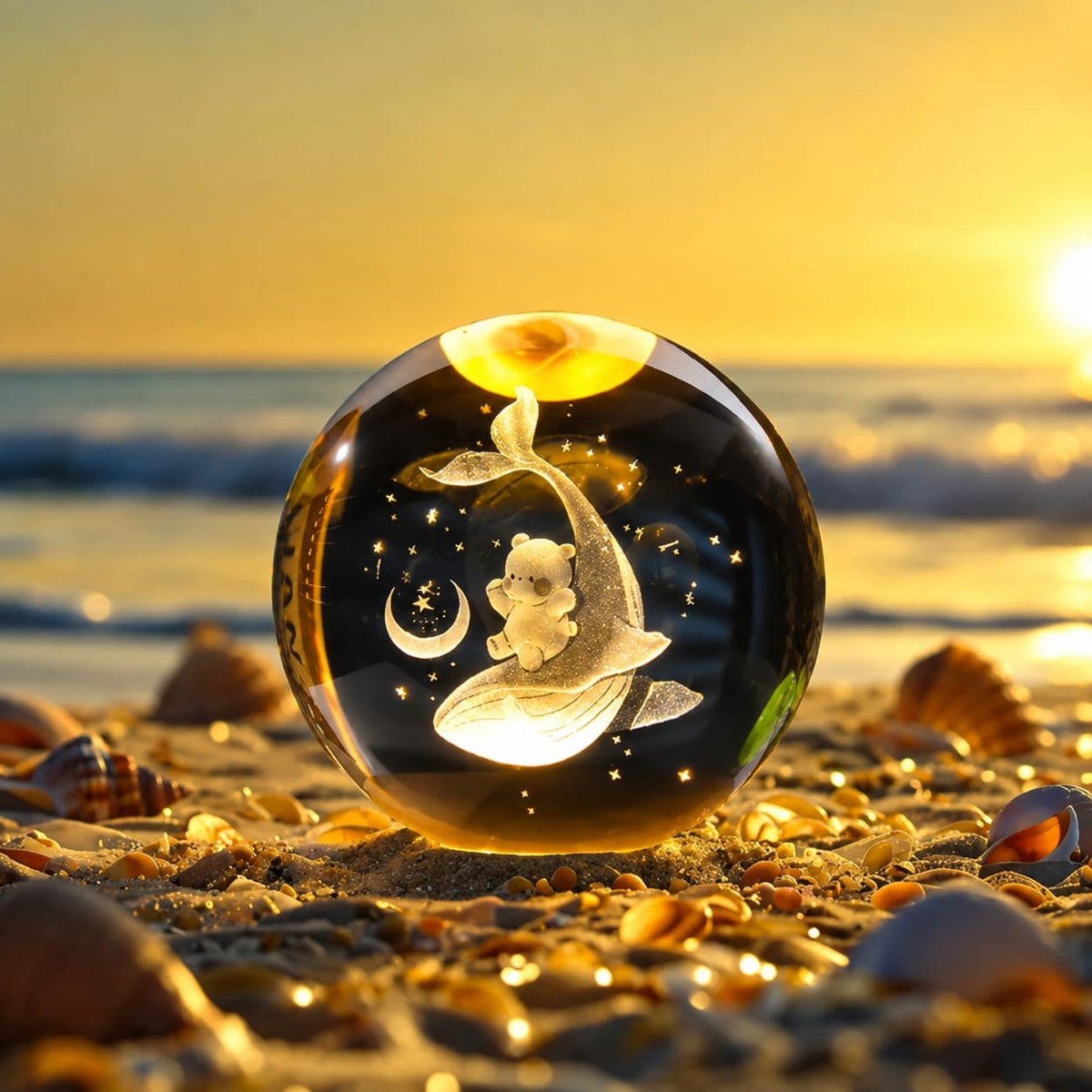 Magical 3D Crystall Ball Lamp