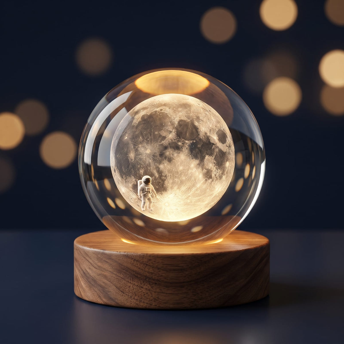 Magical 3D Crystall Ball Lamp