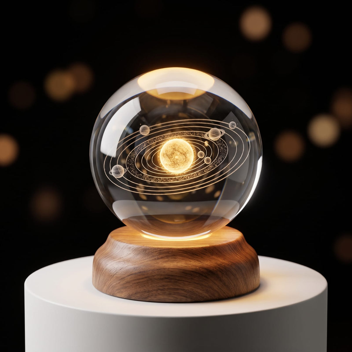 Magical 3D Crystall Ball Lamp
