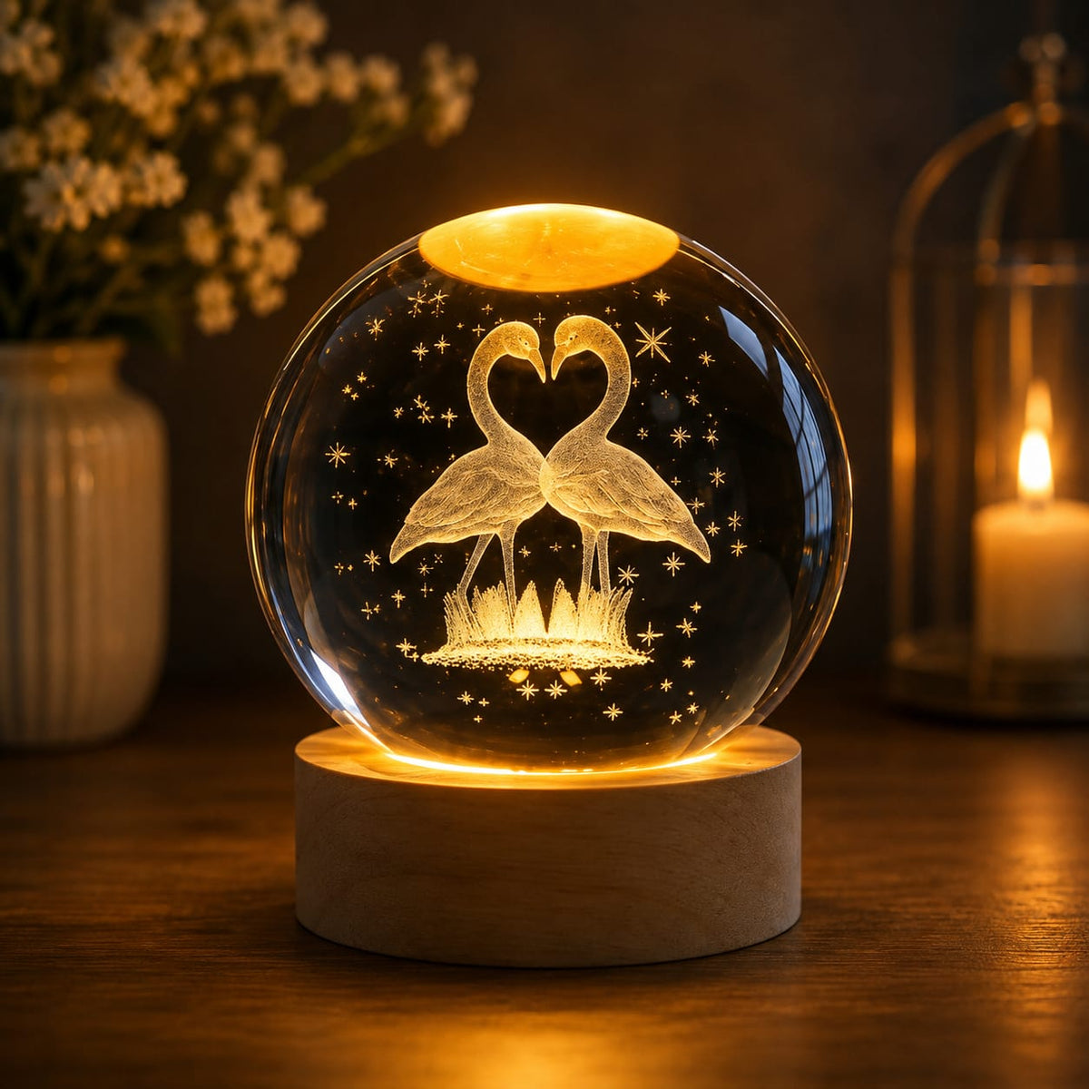 Magical 3D Crystall Ball Lamp