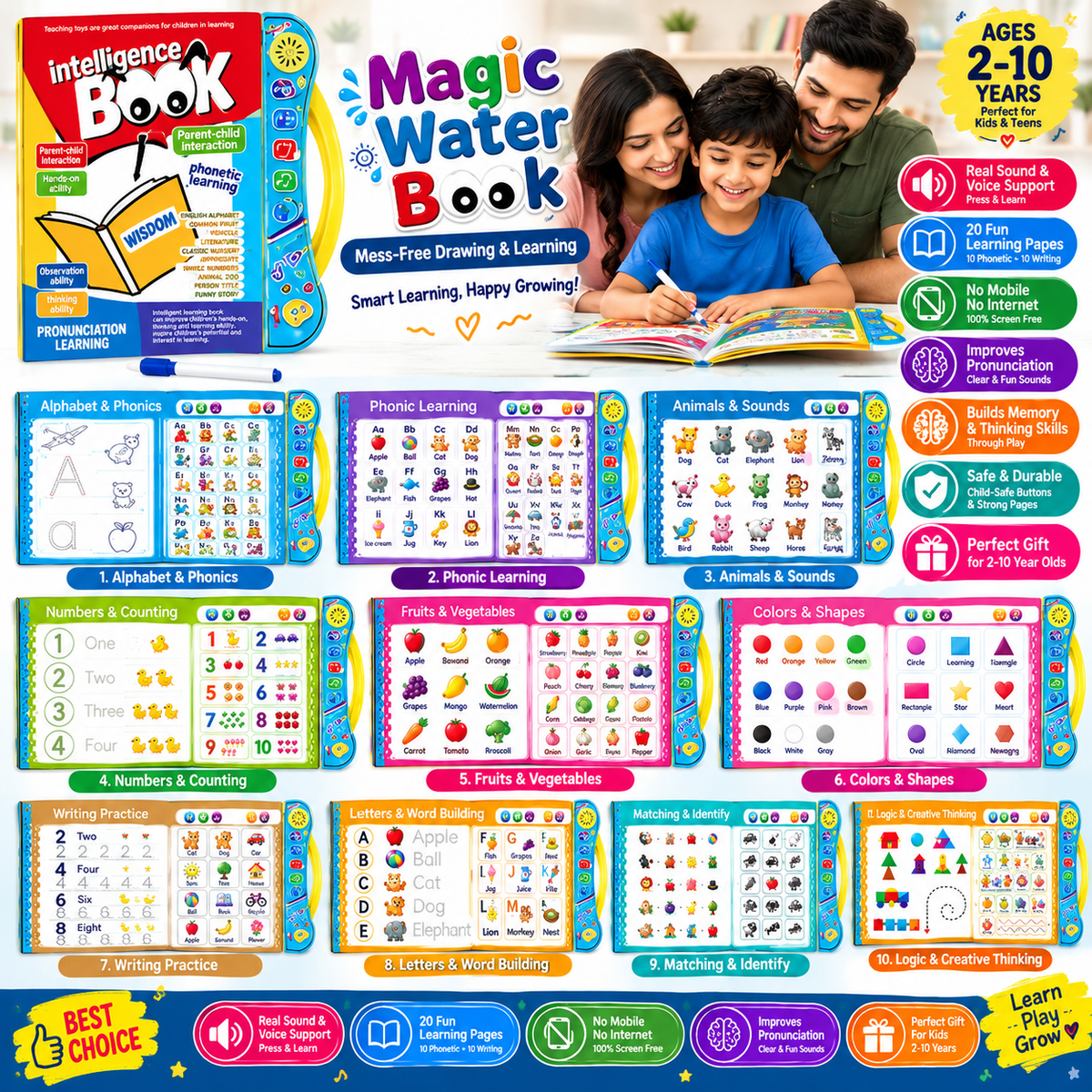 Kids Smart Learning Book