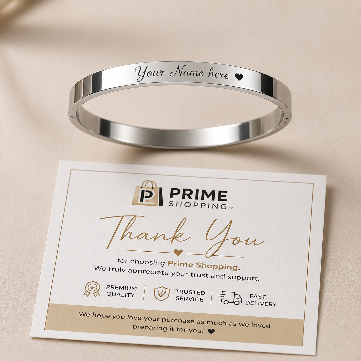 Custom Name Bracelet for Men & Women