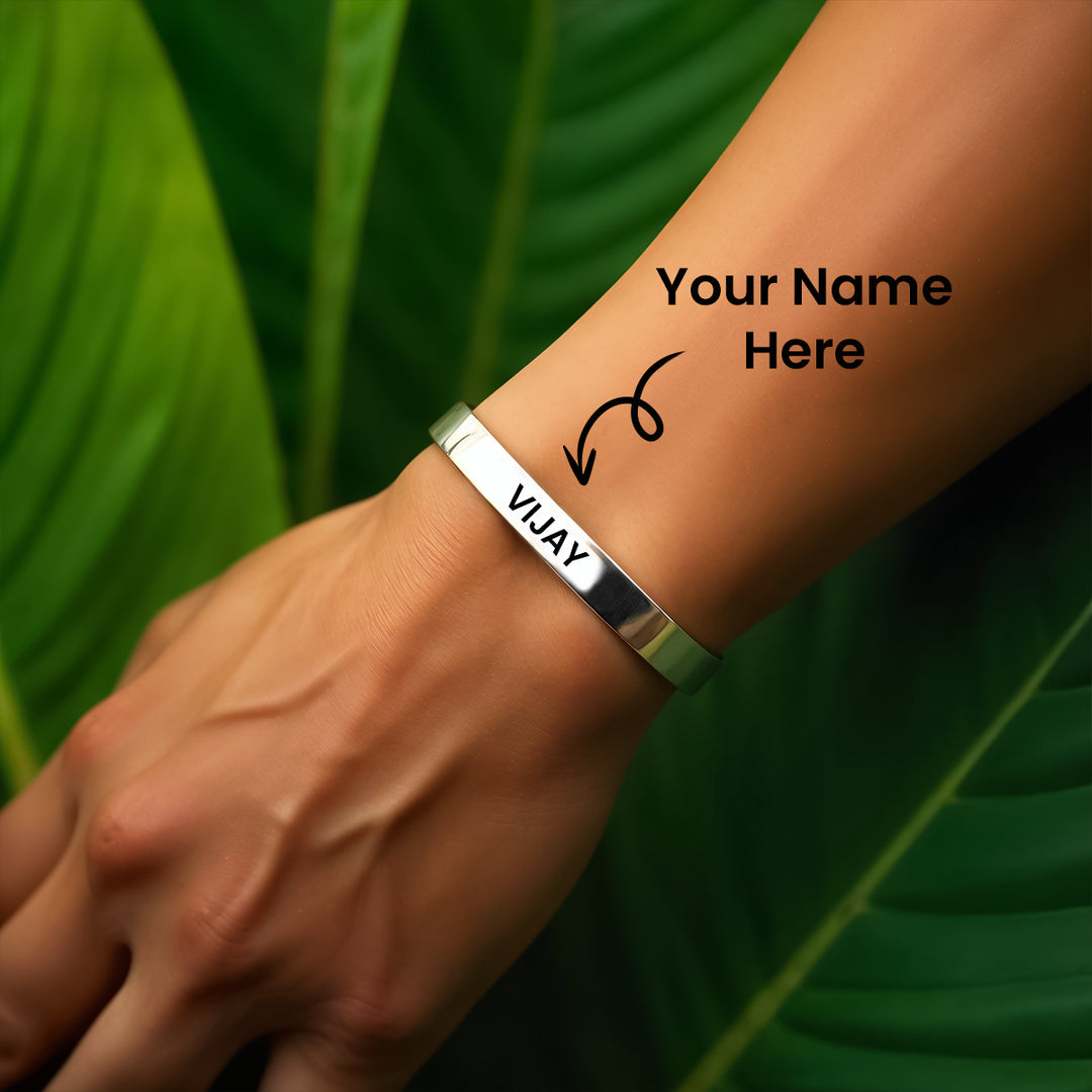 Custom Name Bracelet for Men & Women