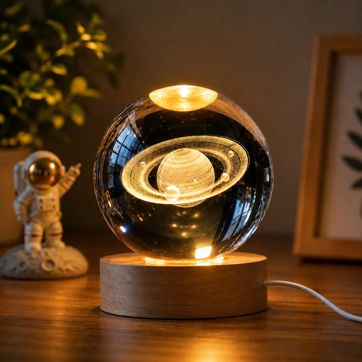 Magical 3D Crystall Ball Lamp
